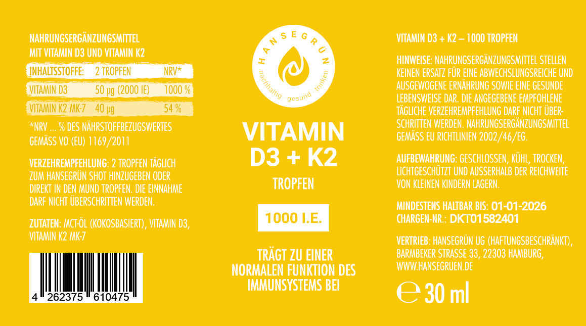 VITAMINTROPFEN D3K2
