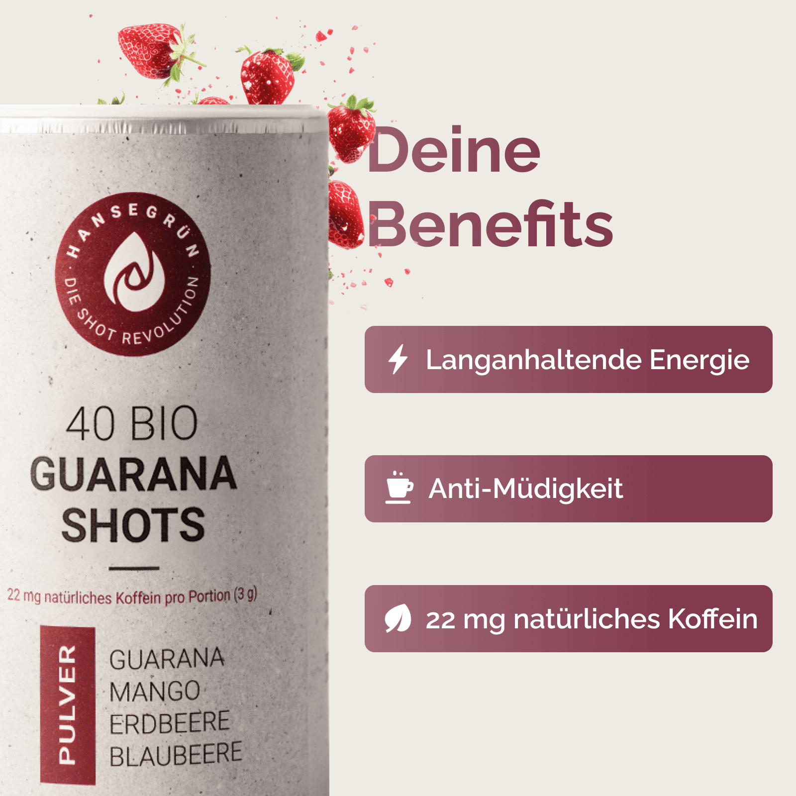 GUARANA ENERGIE SHOTS