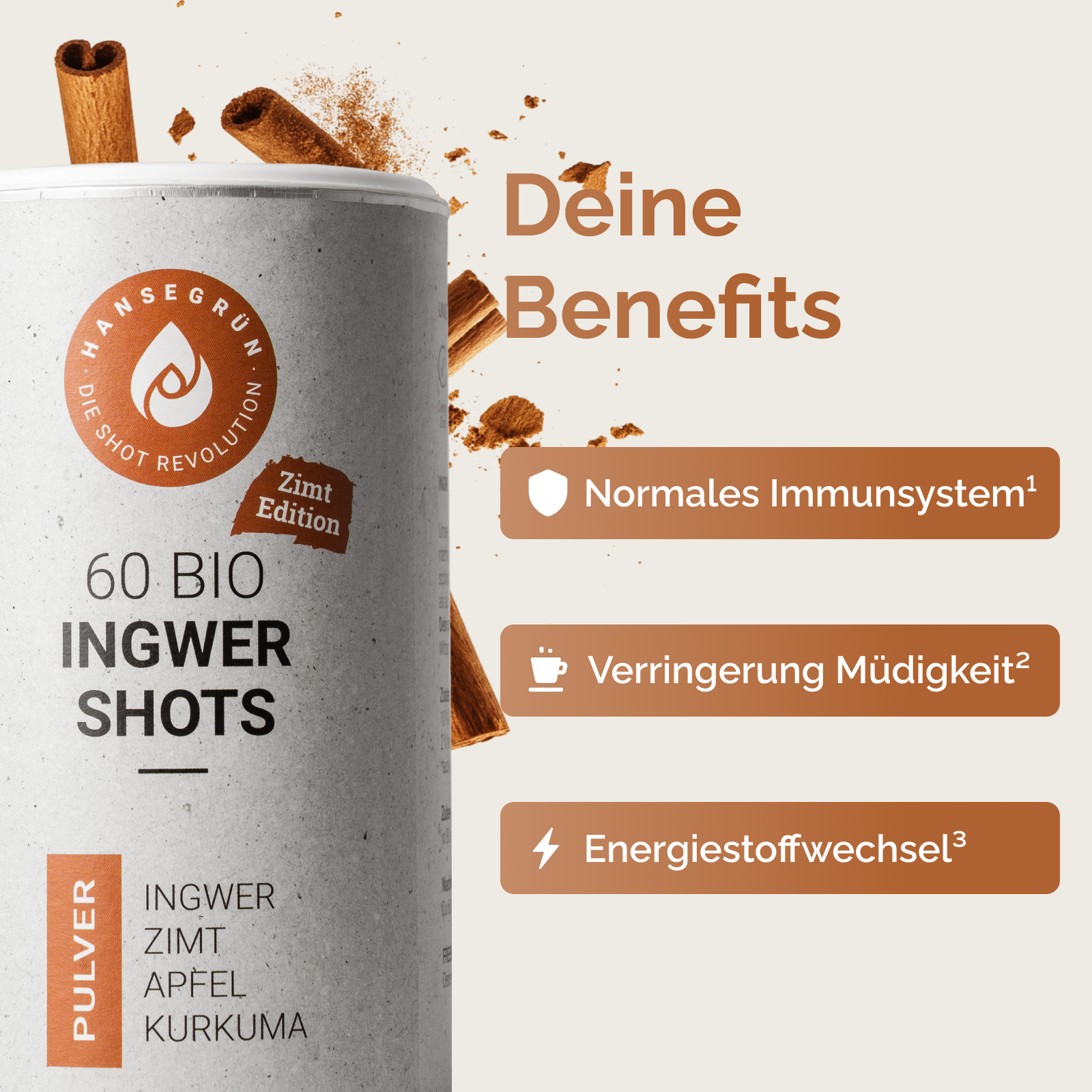 INGWER ZIMT SHOTS