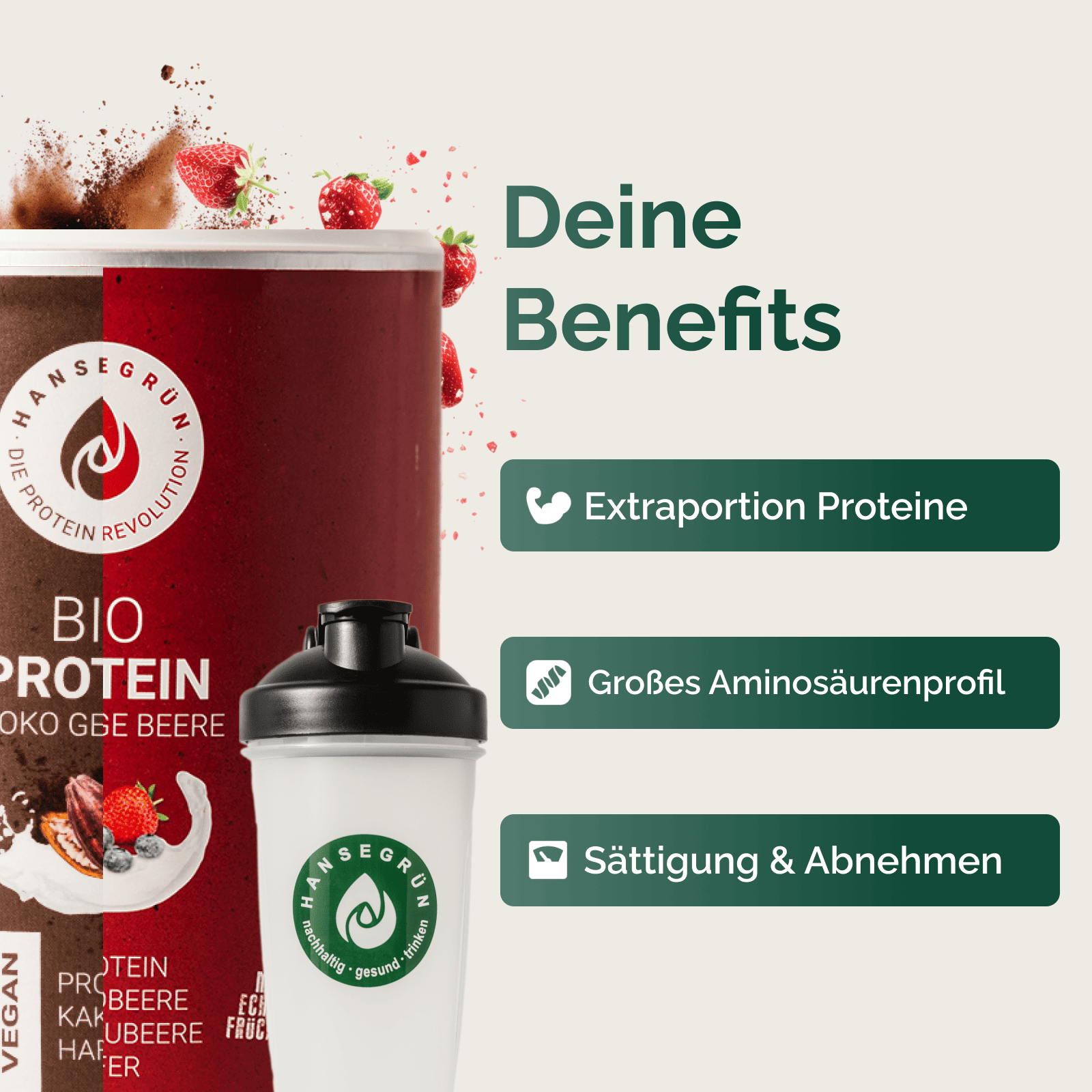 KENNLERNSET - BIO PROTEINE & SHAKER