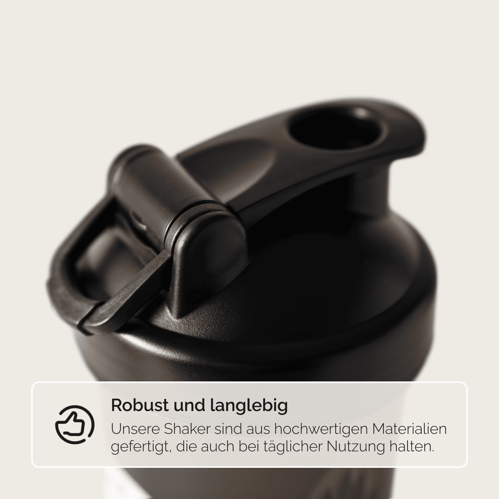 PROTEIN SHAKER SCHWARZ