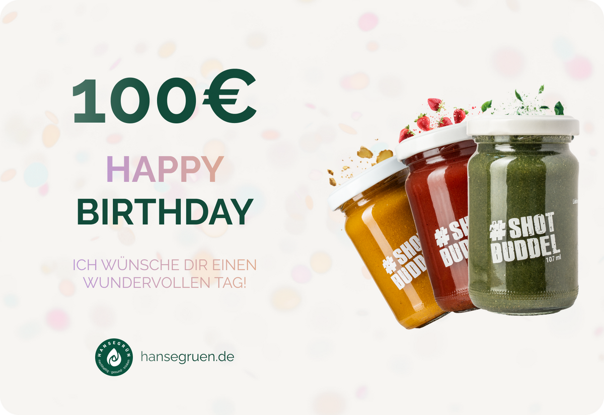 Geschenkgutschein Geburtstag 100 #Anlass_Geburtstag #Gutscheinwert_100