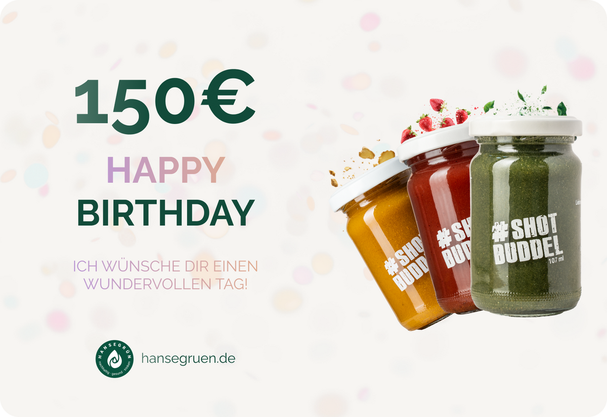 Geschenkgutschein Geburtstag 150 #Anlass_Geburtstag #Gutscheinwert_150