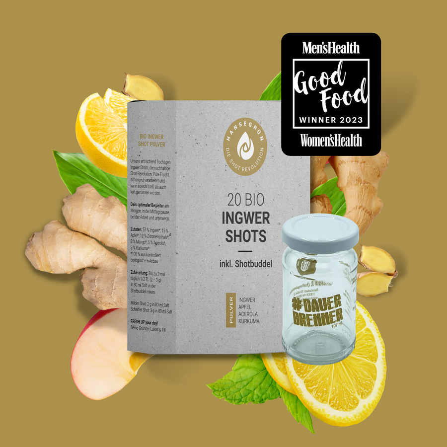 STARTERPAKET - 20 BIO INGWER SHOTS