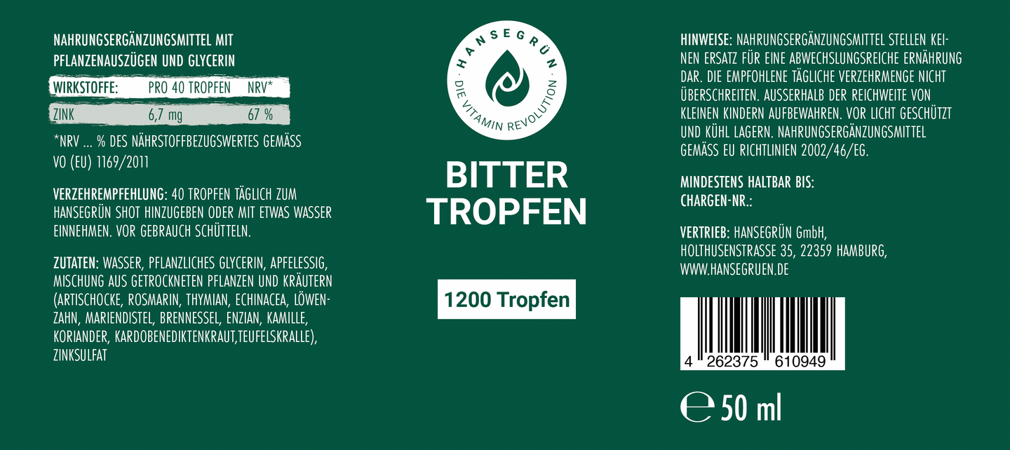 KENNLERNSET - VITAMINE & BITTERTROPFEN
