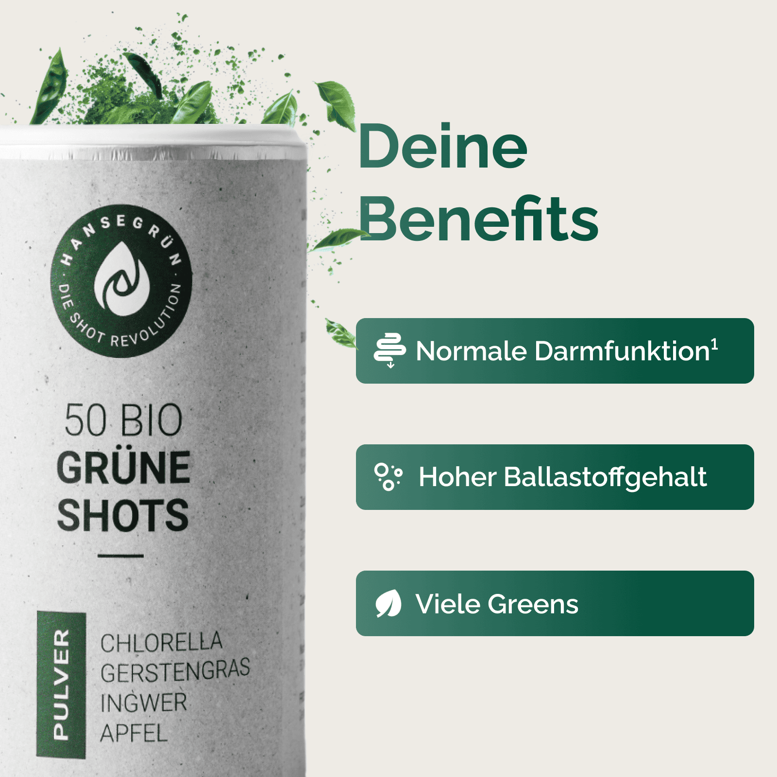 GRÜNE DARM¹ SHOTS