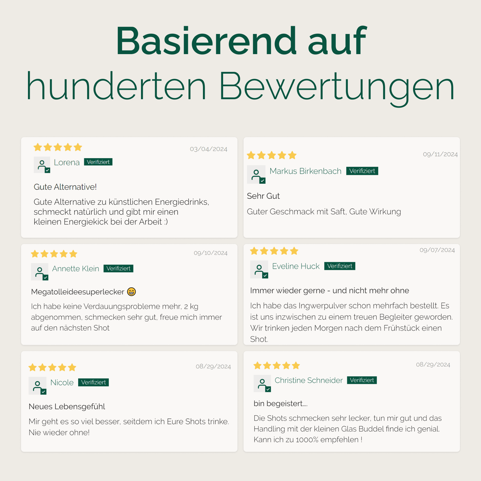 GRÜNE DARM¹ SHOTS