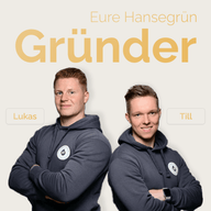 IMMUN SHOTS: Grafik mit den Gründern Lukas und Till