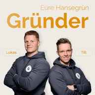 KURKUMA SHOTS: Grafik mit den Gründern Lukas und Till