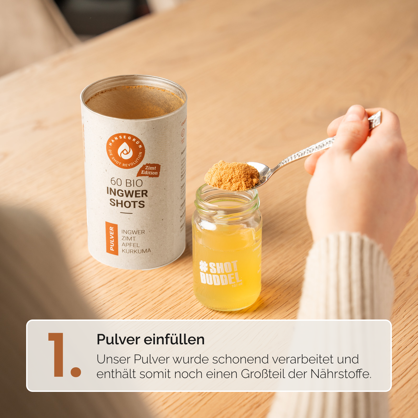 INGWER ZIMT SHOTS