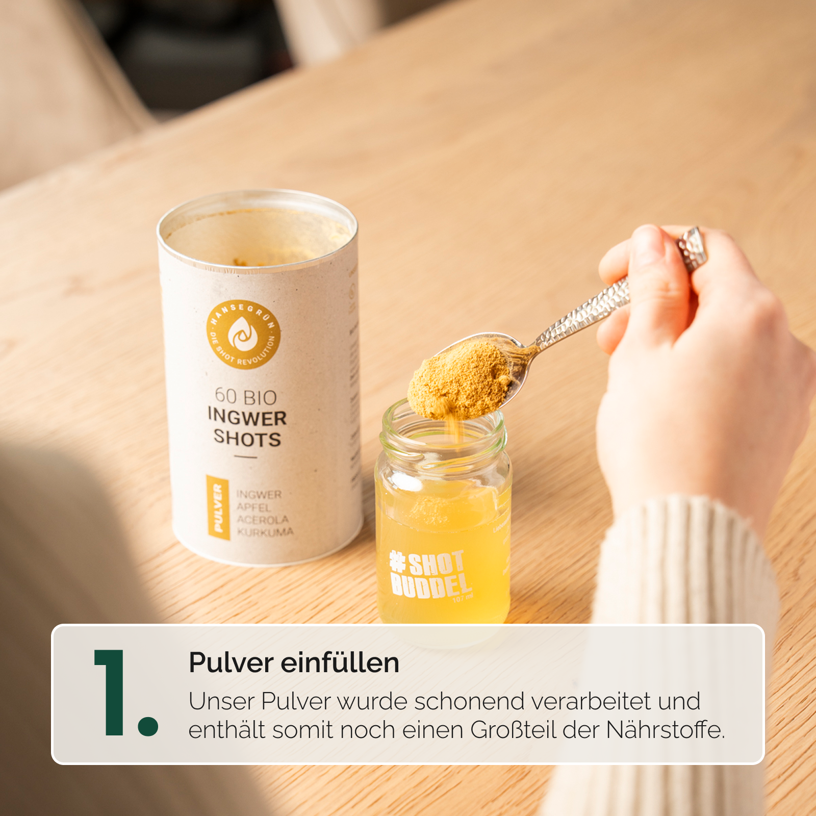 KENNLERNSET INGWER SHOTS