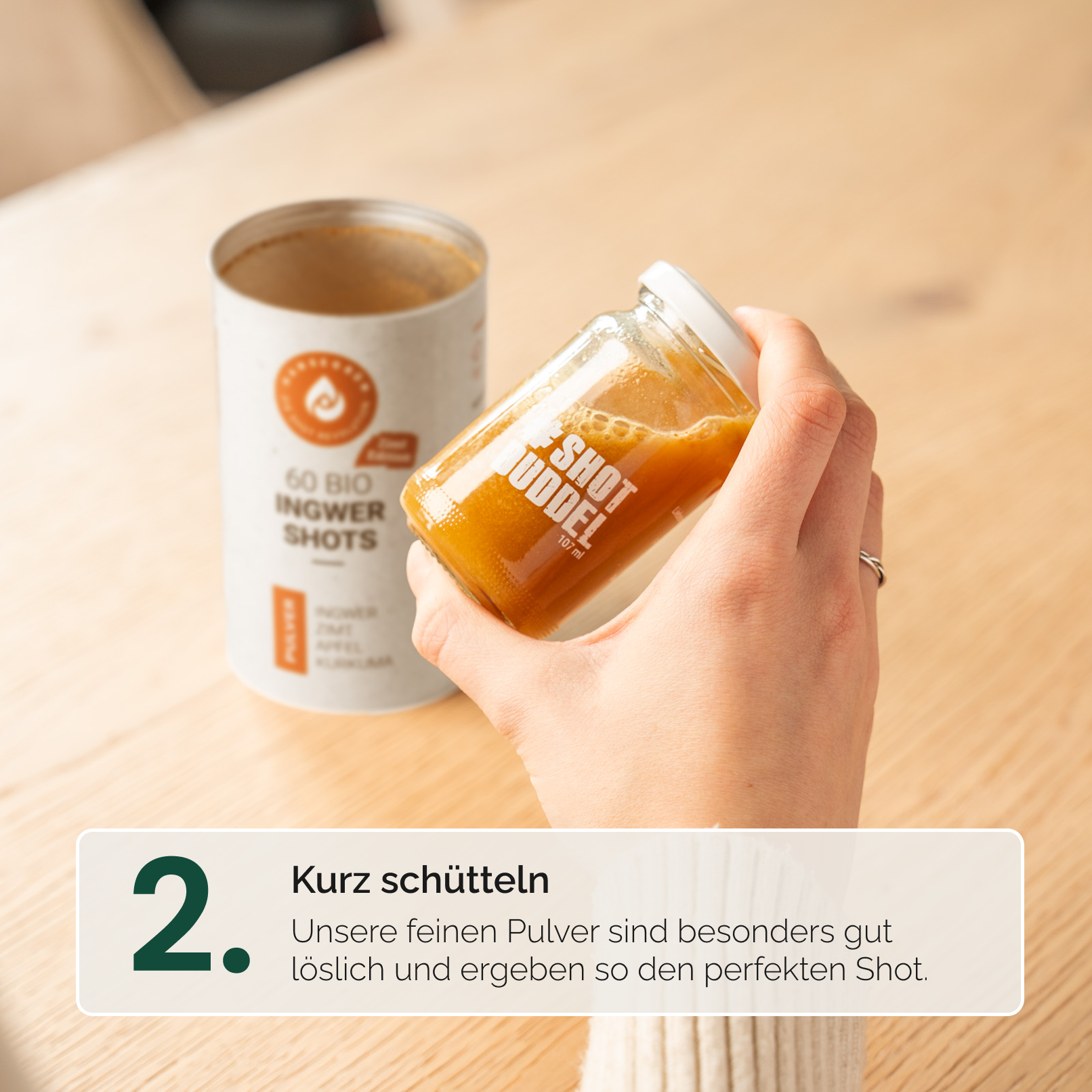 KENNLERNSET INGWER SHOTS