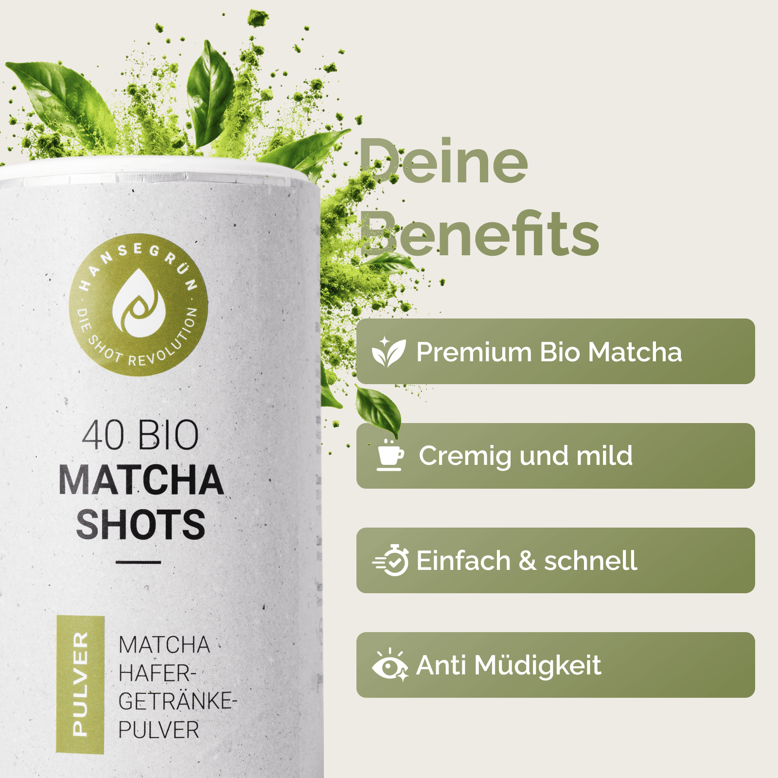 MATCHA SHOTS
