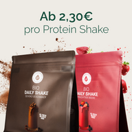 KENNENLERNSET SHAKES & SHAKER: Preisgrafik ab 2,30 Euro pro Shake, beide Beutel