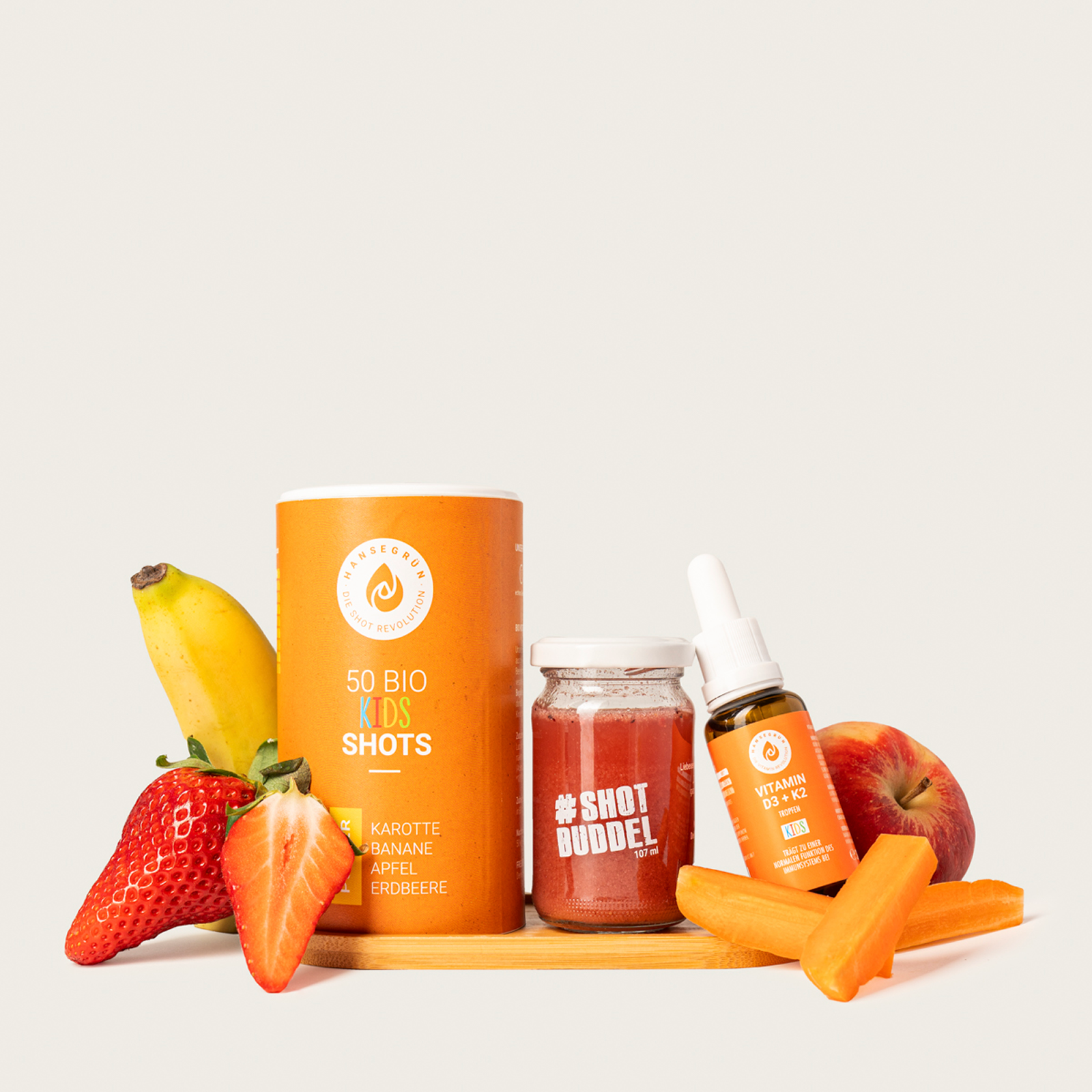 KENNLERNSET KIDS - SHOT & VITAMIN D3K2