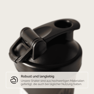 SHAKER SCHWARZ: Nahaufnahme vom Deckel