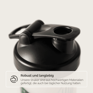 SHAKER TRANSPARENT: Nahaufnahme vom Deckel
