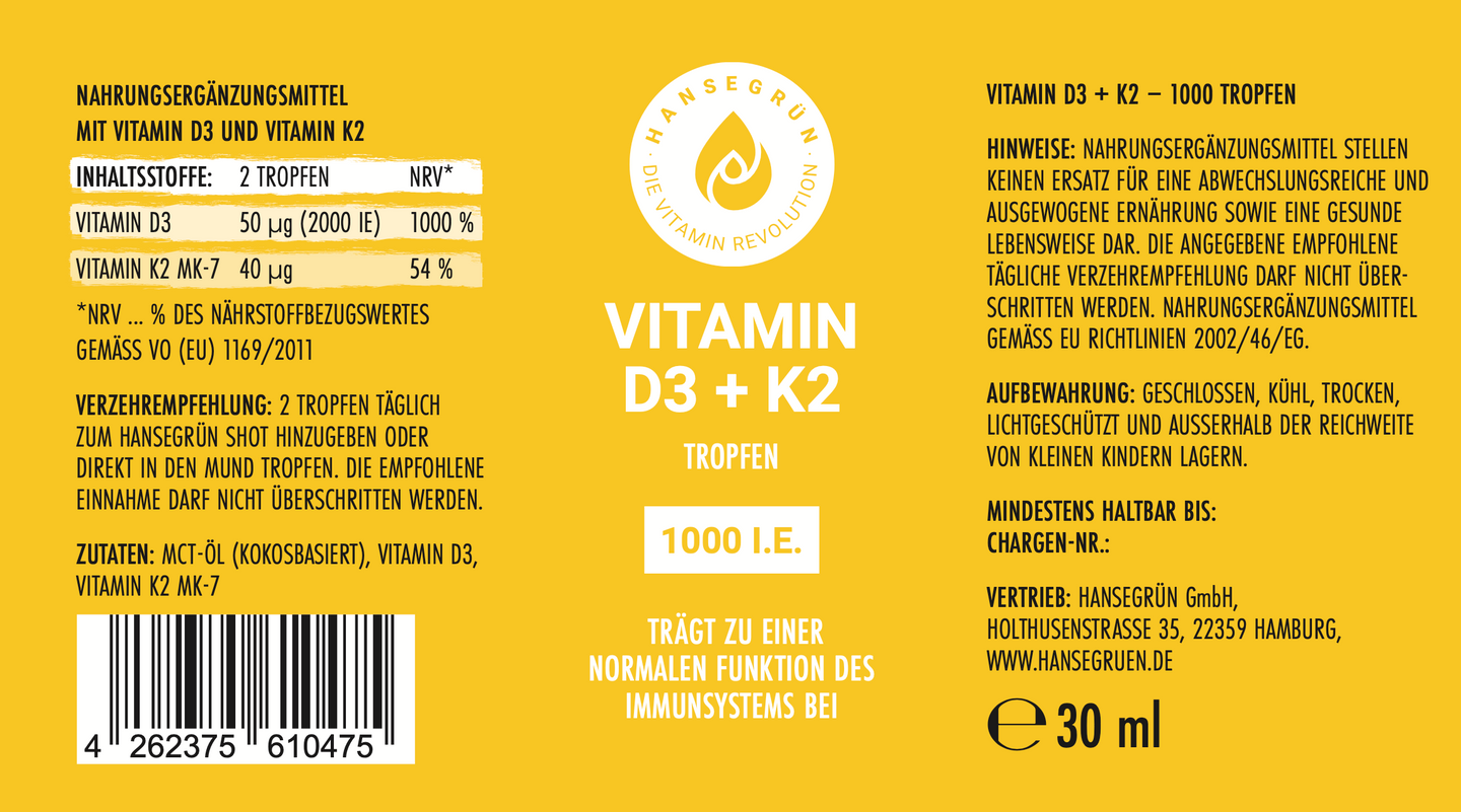 VITAMINTROPFEN D3K2