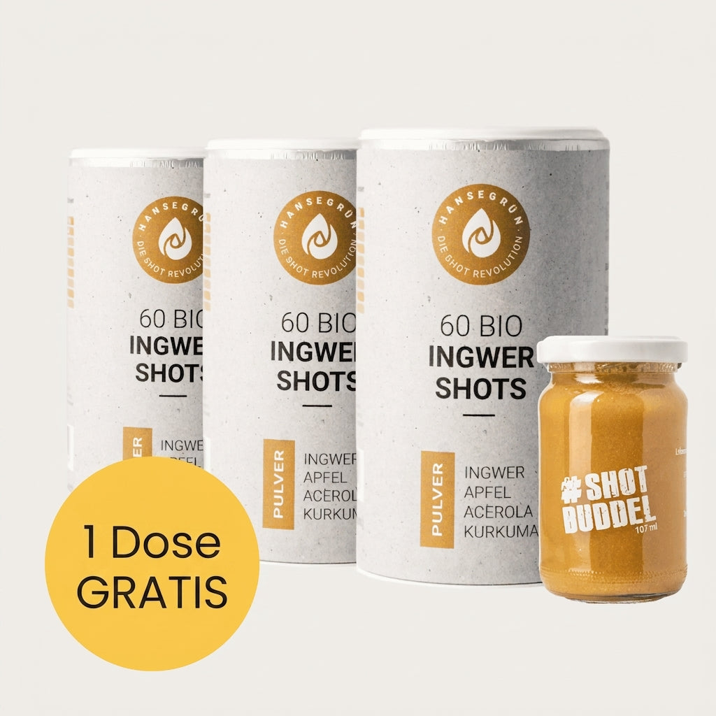 Ingwer Classic Shots 2+1 GRATIS Sparset - 1 Dose GRATIS