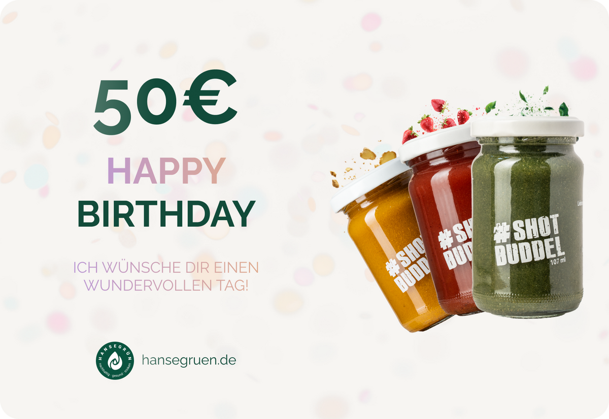 Geschenkgutschein Geburtstag 50 #Anlass_Geburtstag #Gutscheinwert_50