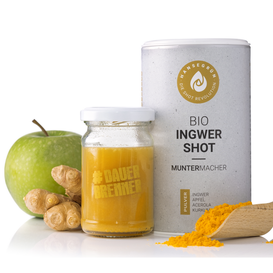 VIER MONATSKUR - 3 x 60 BIO INGWER SHOTS