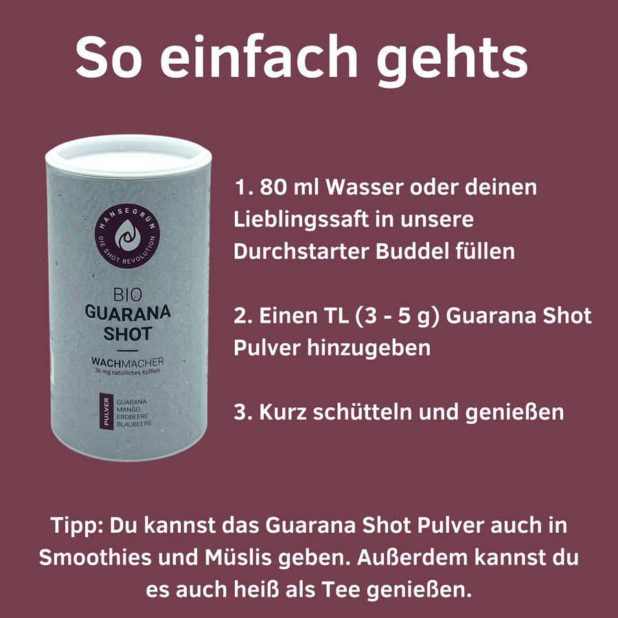 SPARPACK - 2 x 50 BIO GUARANA SHOTS